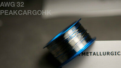 Platinum Pt Metal Element Wire - Dia. 0.008" (0.2mm) Awg 32 - 99.99%